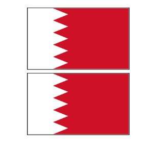 Bahrain Bahraini Flag Stickers Decal Bumper Window Laptop Phone Auto 