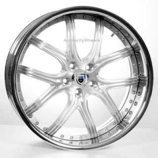 22 inch for BMW Wheels Rims 6 7 series 2pc Asanti Staggered  