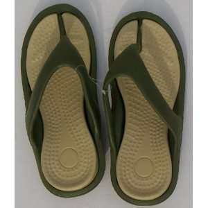  Mens Fun in the Sun Thong / Flip Flops/ Sandals, GREEN 