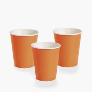 Neon Orange 9 oz Cups   Tableware & Party Cups