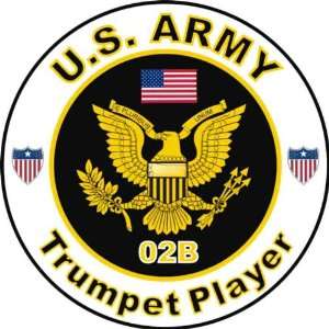  United States Army MOS 02B Trumpet Player Decal Sticker 3 