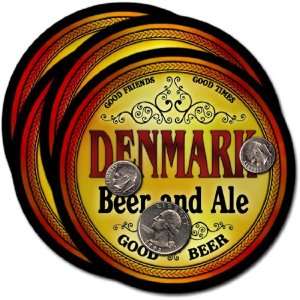 Denmark, ME Beer & Ale Coasters   4pk 