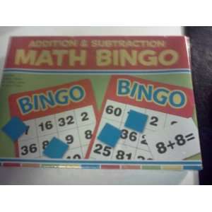  Addition and Subtraction Math Bingo Toys & Games