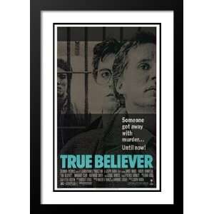  True Believer 20x26 Framed and Double Matted Movie Poster 