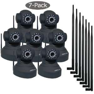   Email Alert, Windows and Mac Compatiable, Black, 7 Pack kit Camera