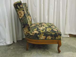 Beautiful French Low Chair New Tuft Upholstery Bedside  