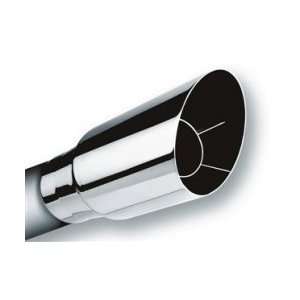  Borla 20120 Single Round Angle Cut Intercooled Exhaust Tip 