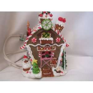 Gingerbread House Christmas Village Lighted 7 Collectible