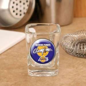   NBA Champions 2oz. Pewter Logo Square Shot Glass 
