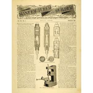  1889 Article American Pneumatic Tool Company NY James 