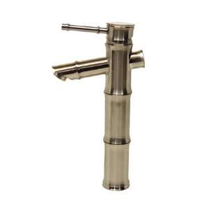 Bamboozled 3 Tall Brushed Nickle Faucet For Vessel And Standard Vanity 