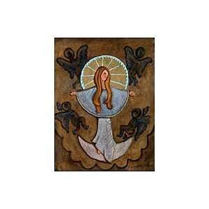  NOVICA Pop Art Painting   Immaculate Virgin of the Little 