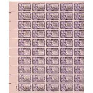  Gutenberg Bible Sheet of 50 x 3 Cent US Postage Stamps NEW 