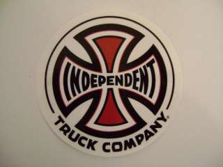 Independent Truck Company Circle Skateboard Sticker BLK  