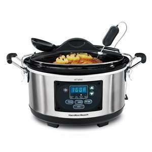   Slow Cookers 6 quart Portable Set N Forget Probe Slow Cooker, 33967