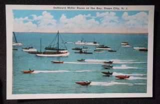 1920s? Outboard Motor Races on the Bay Ocean City NJ Cape May Co 