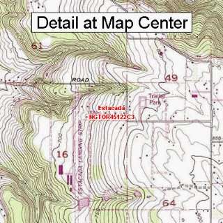  USGS Topographic Quadrangle Map   Estacada, Oregon (Folded 