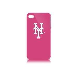 Tribeca FVA4458 Varsity Jacket Pink Solo for iPhone 4, New York Mets 