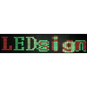  Tri Color 65 Feet School LED Sign