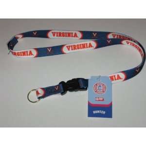  VIRGINIA CAVALIERS Team Logo 24 LANYARD Velcro Key Chain 