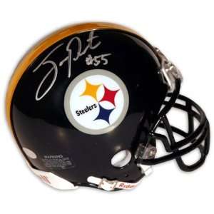  Joey Porter Pittsburgh Steelers Autographed Mini Helmet 