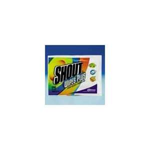 Shout Wipes Plus Stain Treater Towelettes  Case of 80  