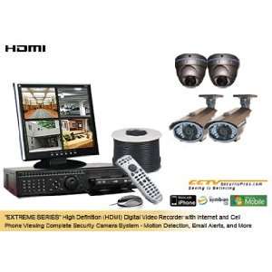   Infrared Dome Security Camera System with Internet and Cell Phone