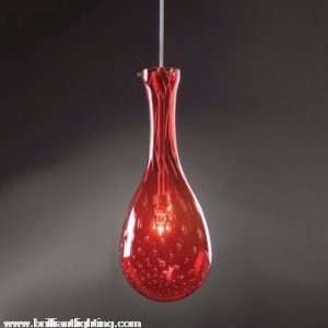  Dew Drop I   red bubble / silver