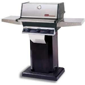   Trg2 Infrared Natural Gas Grill W/ Searmagic Grids On Black Patio Base