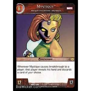  Mystique, Shape Changing Assassin (Vs System   Marvel 