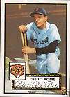 1952 Topps #296 Red Rolfe Manager Detroit Tigers  