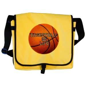  Messenger Bag Basketball Equals Life 