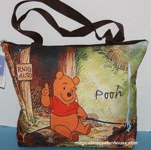 Winnie The Pooh Disney Tote Bag Purse Diaper Travel  