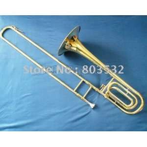 gold bb/f bass trombone cupronickel tuning pipe w/ case 