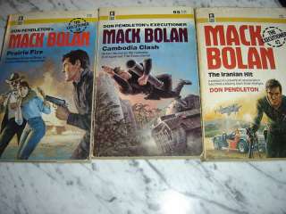 MACK BOLAN THE EXECUTIONER ~ DON PENDLETON ~3 BOOKS   
