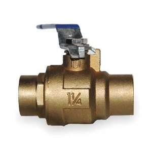  MILWAUKEE VALVE 2 BA 485BMS Ball Valve,2 Pc,2 In,Brass 