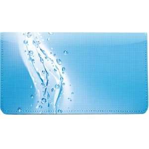  Water Drops Cloth Checkbook Cover Cell Phones 