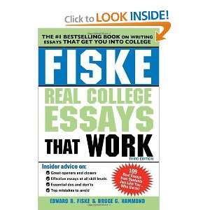  Fiske Real College Essays that Work, 3E [Paperback 