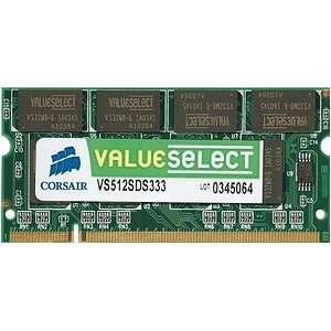  New   Corsair Value Select 512MB DDR SDRAM Memory Module 