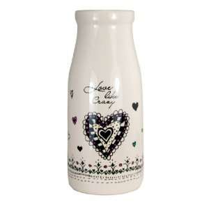  Ceramic Milk Bottle   Love Like Crazy