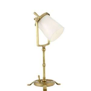   Thomas OBrien Library Pivot 1 Light Table Lamp in Hand Rubbed Antique