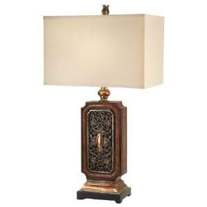   16475 014 Bogart 1 Light Table Lamp, Antique Gold