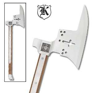  Medieval Crusader Lord Battle Axe