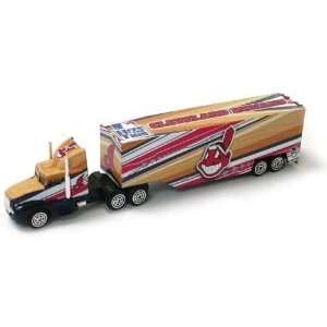 ERTL MCRC06BBTTCLE MLB 1 87 Scale Tractor Trailer  Cleveland Indians 
