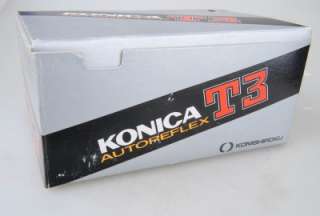 KONICA T3 AUTOREFLEX 35MM SLR CAMERA SERIAL # 491566  