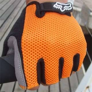 2012 Cycling Bike Bicycle Half Finger Gloves Orange Size M, L, XL 