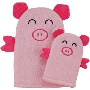  Piggy Mom and Me Bath Mitts Toys & Games