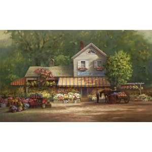  Paul Landry   Rainbow Gardens Canvas Giclee
