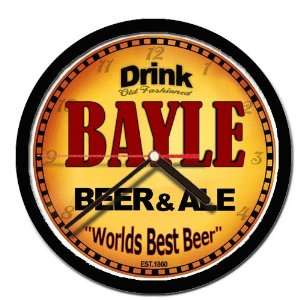  BAYLE beer and ale cerveza wall clock 