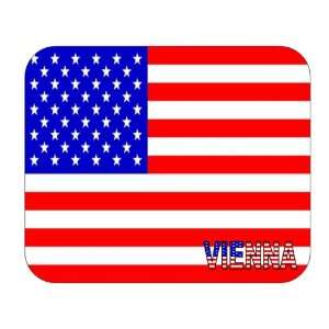  US Flag   Vienna, Virginia (VA) Mouse Pad 